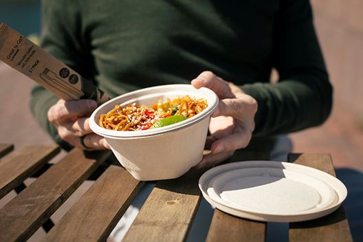 Bols à salade en fibre et contenants en fibre, bols à salade en papier et contenants à soupe en papier