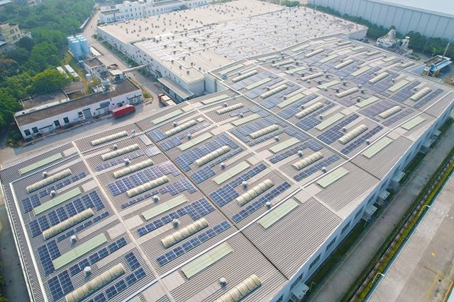Huhtamaki普乐中国工厂分布式光伏发电项目正式启用,为集团2030年实现使用100%可再生能源的目标在中国迈出了第一步