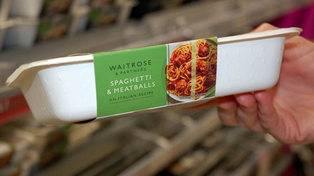 Fibre-based food packaging to replace black plastic