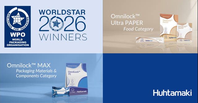 Huhtamaki Solutions Recognised at the WorldStar Awards 2026