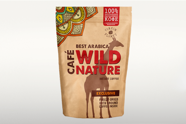 Paper-based stand up coffee pouch