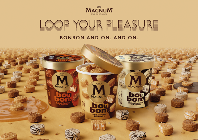 Huhtamaki cups and lids deliver Magnum® BonBon to the Market
