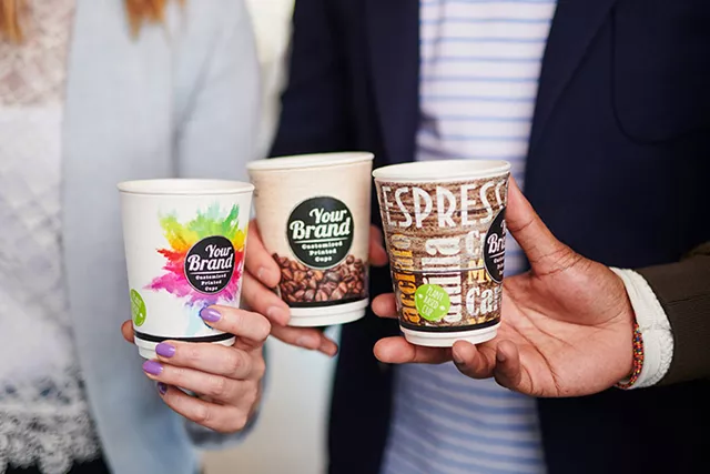 Custom printed cups