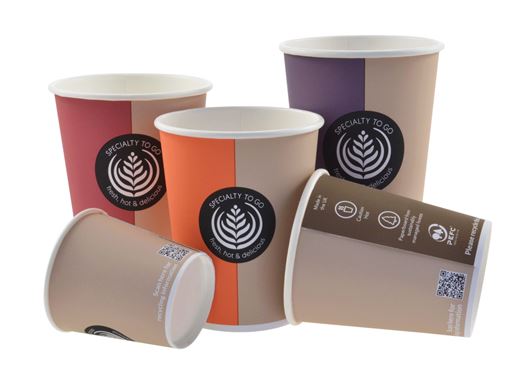 Single wall hot cups