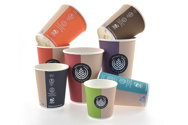 New print with a QR code makes cup recycling easier in the UK