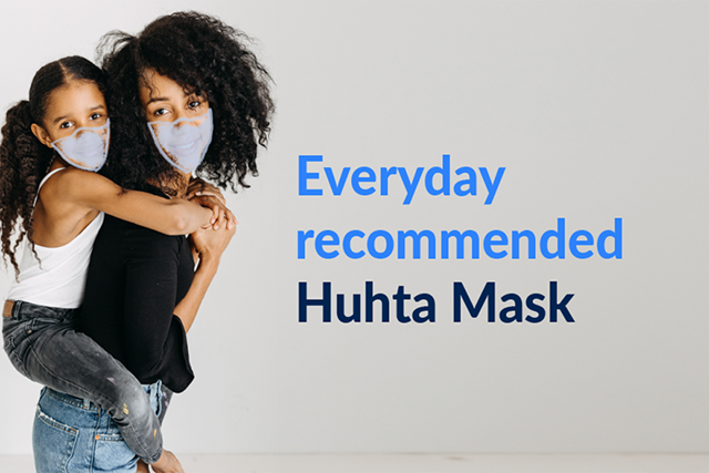 Huhta Mask is a high-quality face mask to help a responsible return to a new normal