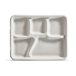 5 COMPARTMENT CAFETERIA TRAY (SLT5), Drink carriers & trays