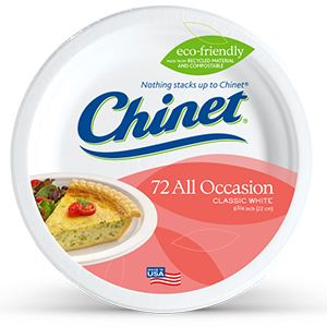 Chinette 9 Heavy Paper Plate (ECO Friendly)